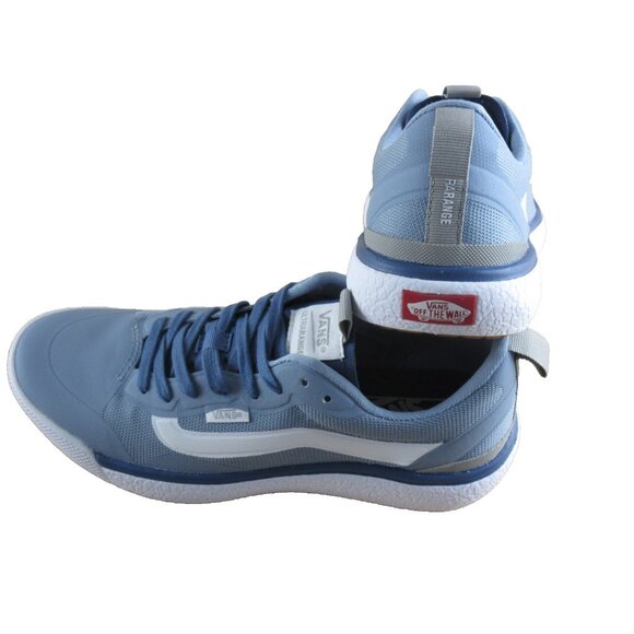 Vans Women's UltraRange Exo Medium Blue White Striped Trail Shoes Size 8 NIB - Picture 6 of 7